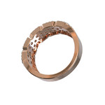 Кольцо Espresso из красного золота 585 пробы с бриллиантами